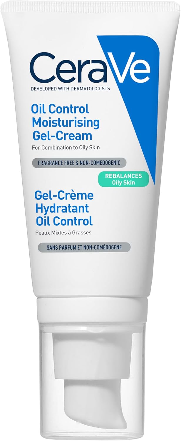 CeraVe Oil Control Moiusturising Gel Cream for Combination & Oily Skin,52ml