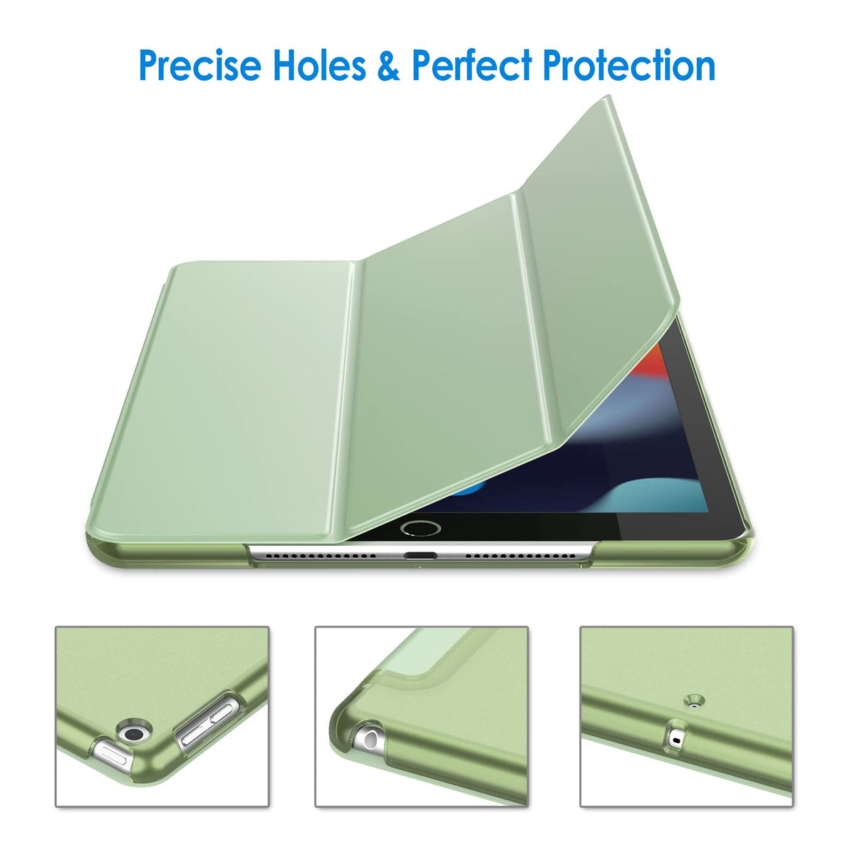 JETech Case for iPad 9th/8th/7th Gen 10.2", Beige