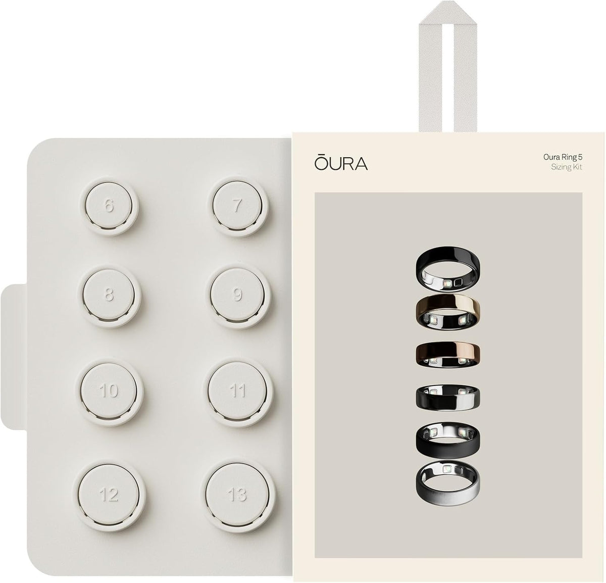 Oura Ring 5 Sizing Kit - Size Before You Buy - Unique Non Standard Fit - Reimbursement With Subsequent Smartring Purchase