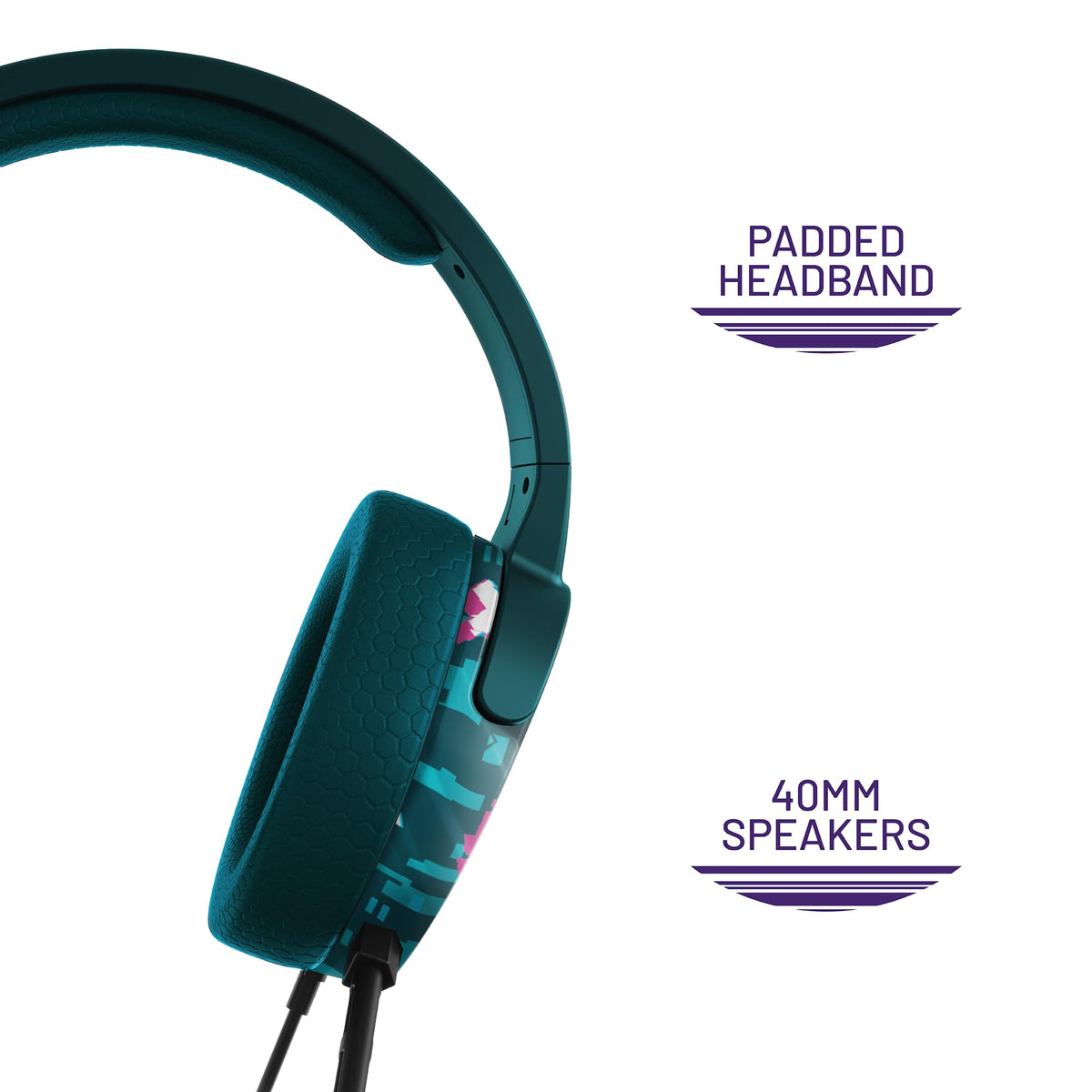 STEALTH PANTHER Sky - Over Ear Gaming Headset PS4/PS5, XBOX, Switch, PC with Flexible Mic, 3.5mm Jack, 1.5m Cable, Lightweight, Comfortable and Durable