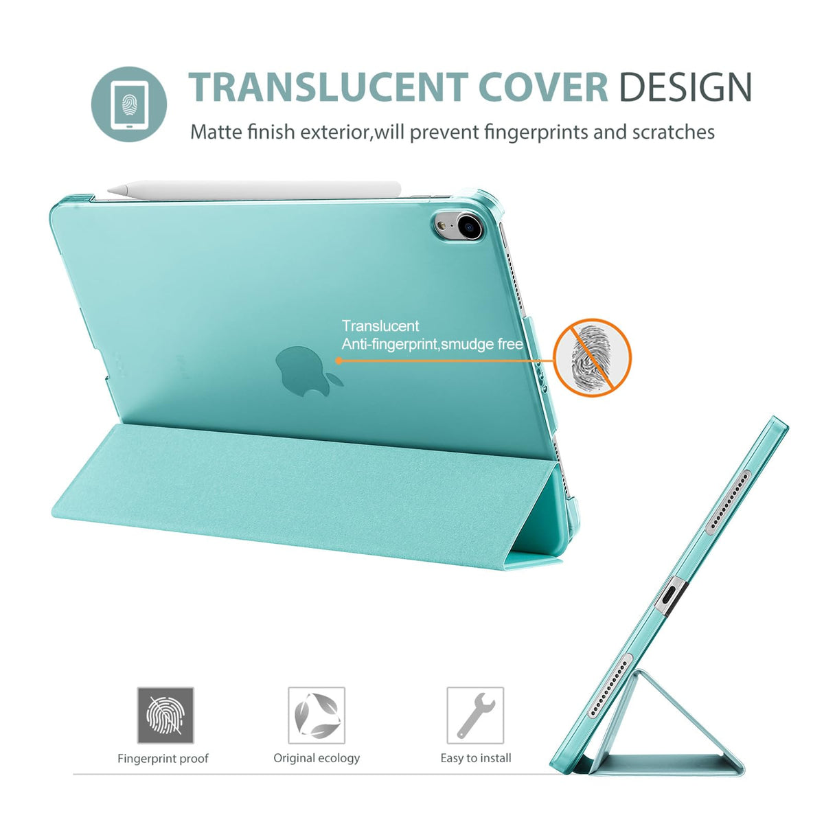 ProCase for iPad Air 11-inch Case M4/M3/M2, Air 5th/4th Gen 10.9,Navy