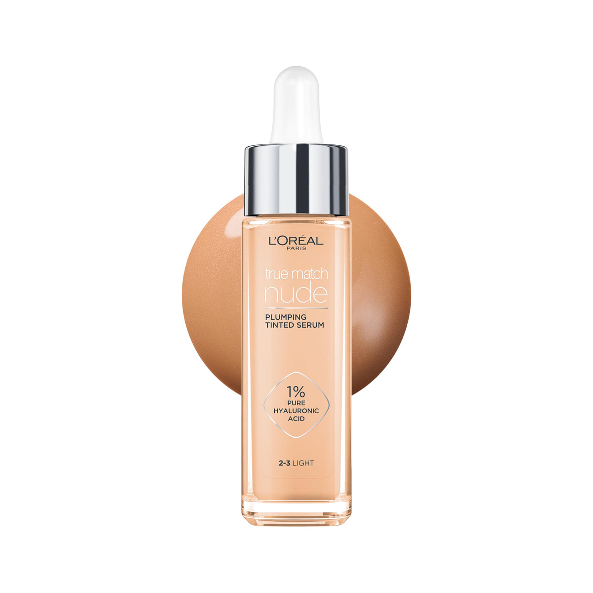 L'Oréal Paris Nude Plumping Tinted Serum with Hyaluronic Acid, Shade 4-5