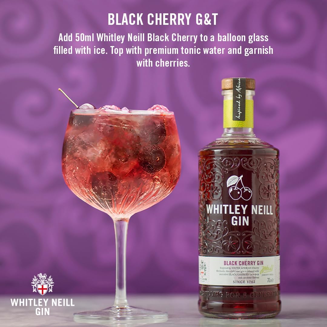 Whitley Neill Black Cherry Gin 70cl