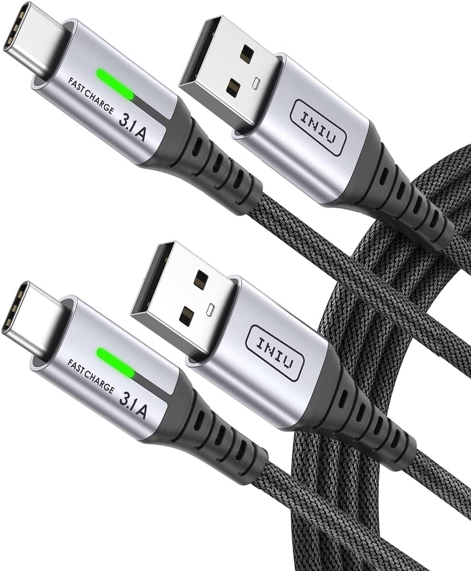 INIU USB C Charger Cable, [2m+2m+0.5m] USB A to Type C Charging Cable