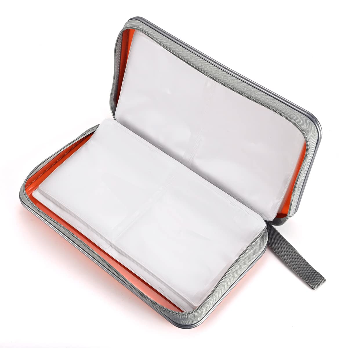 LIOVODE DVD Case, 96 Capacity CD Case Holder Organizer Disc Wallet for Car