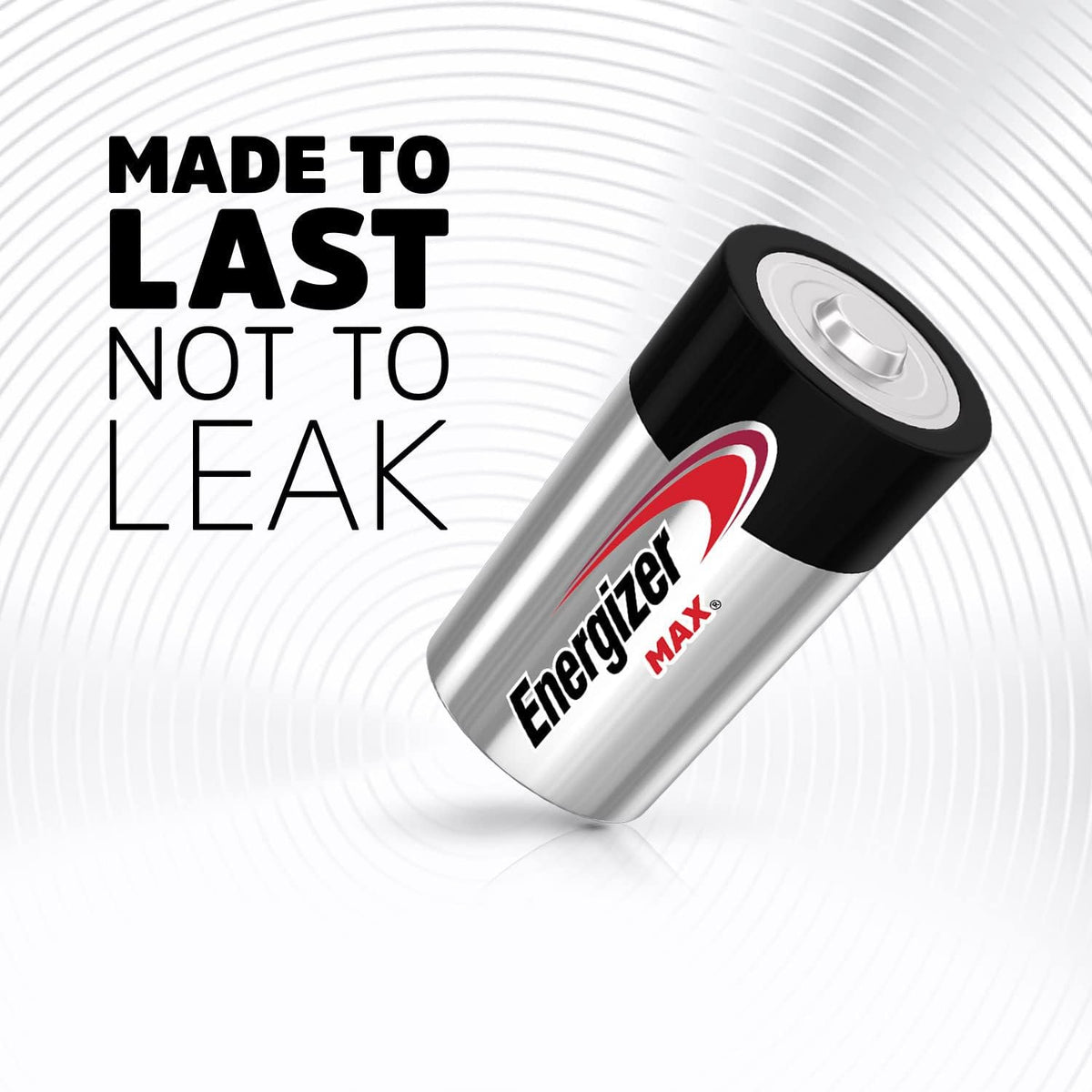 Energizer Max D Batteries (4 Pack) - 1.5V Battery LR20 - Long Lasting Power