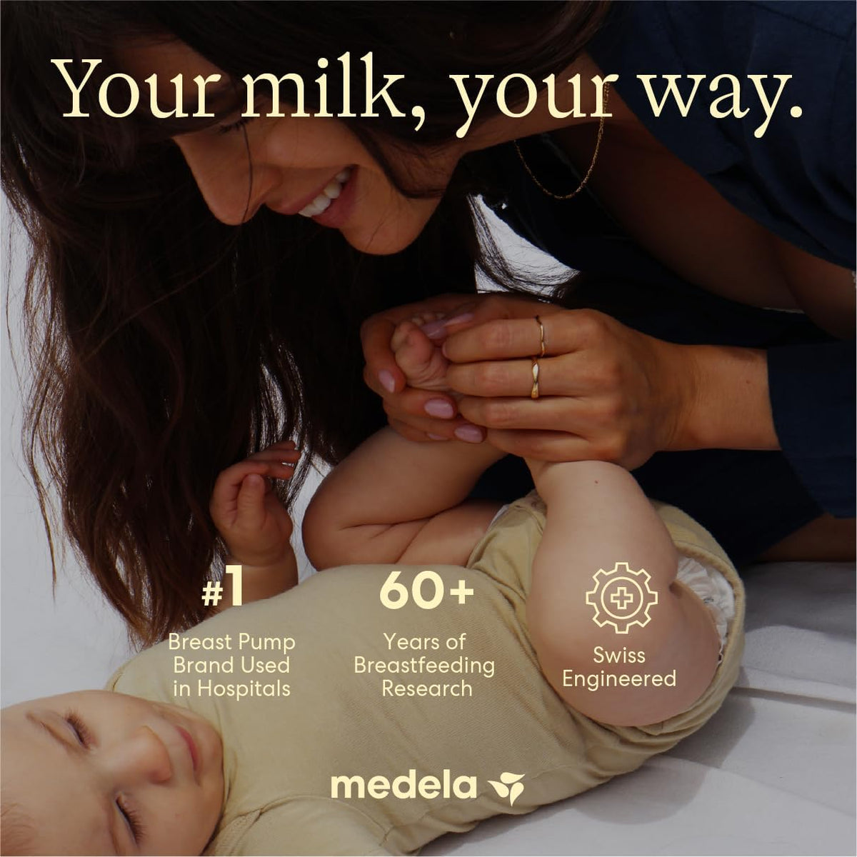 Medela Easy Pour Disposable Breastmilk Storage Bags, 210 ml Capacity, Leakproof Design with Milk Protection, Made Without BPA, Pack of 50