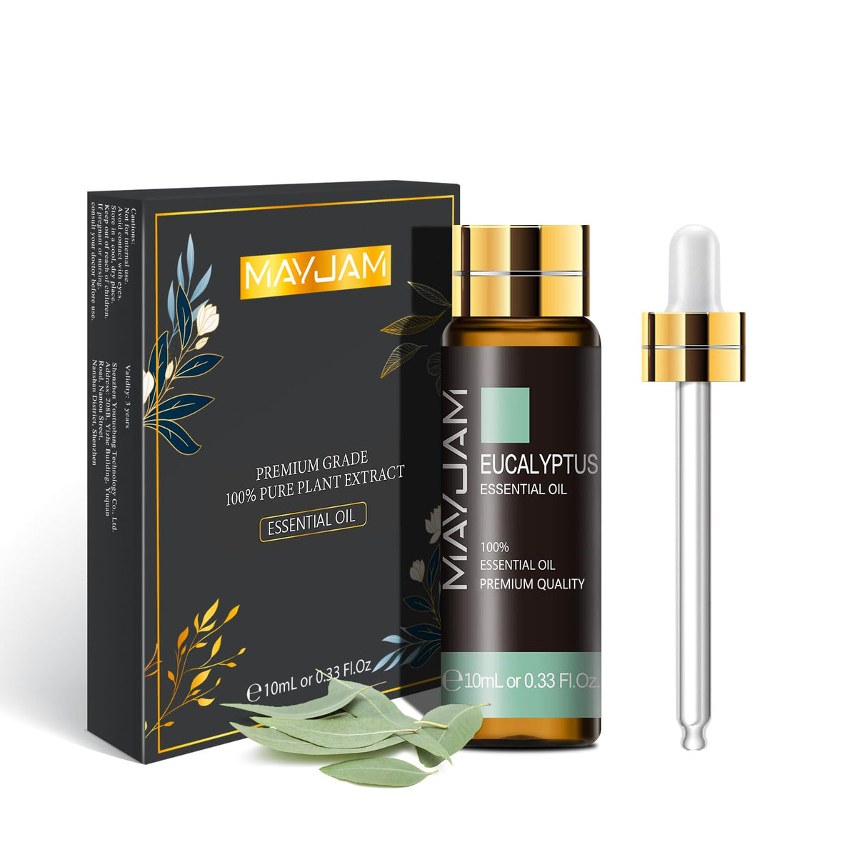 MAYJAM Peppermint Essential Oil 100ML - Premium Diffuser Oil