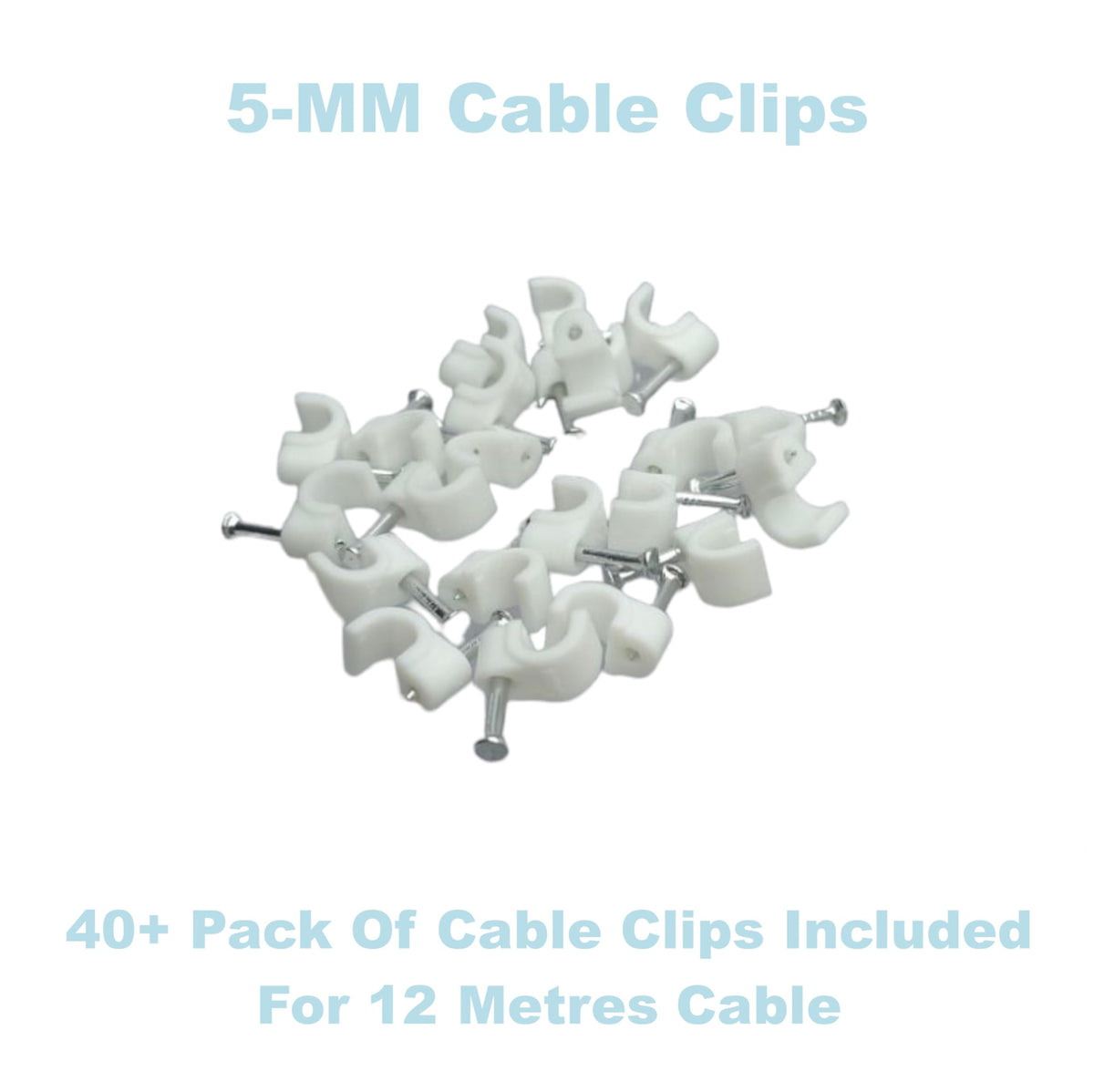 3C2V TV Coaxial Cable 8M - Nickel Plated RF Coax Extension Lead for Freesat, Aerial Socket, Freeview, Sat,DVD,VCR,SKY, Smart U-HD TV, Virgin, BT, Antenna Box, Y Splitter, Signal Booster 8.0 Meter