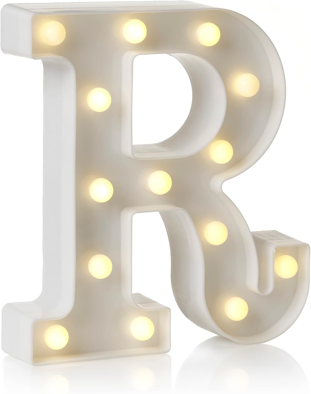 Auraglow LED Light Up Letter C Sign, Battery Powered Party Decoration