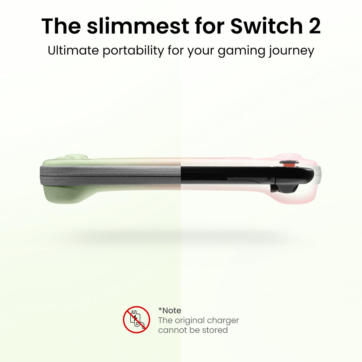 tomtoc Slim Carring Case for Nintendo Switch 2, Military Grade Protection
