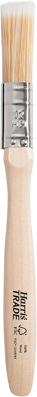 Harris Trade Fine Tip Emulsion & Gloss Paint Brush 0.5"