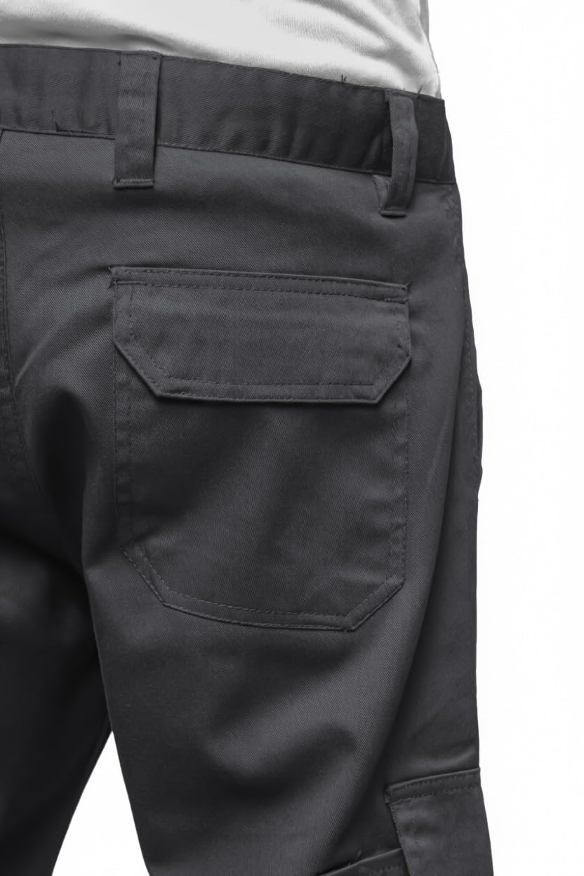 Multi Pockets Men Cargo Combat Work Trousers Work Pants with Button & Zip Fly