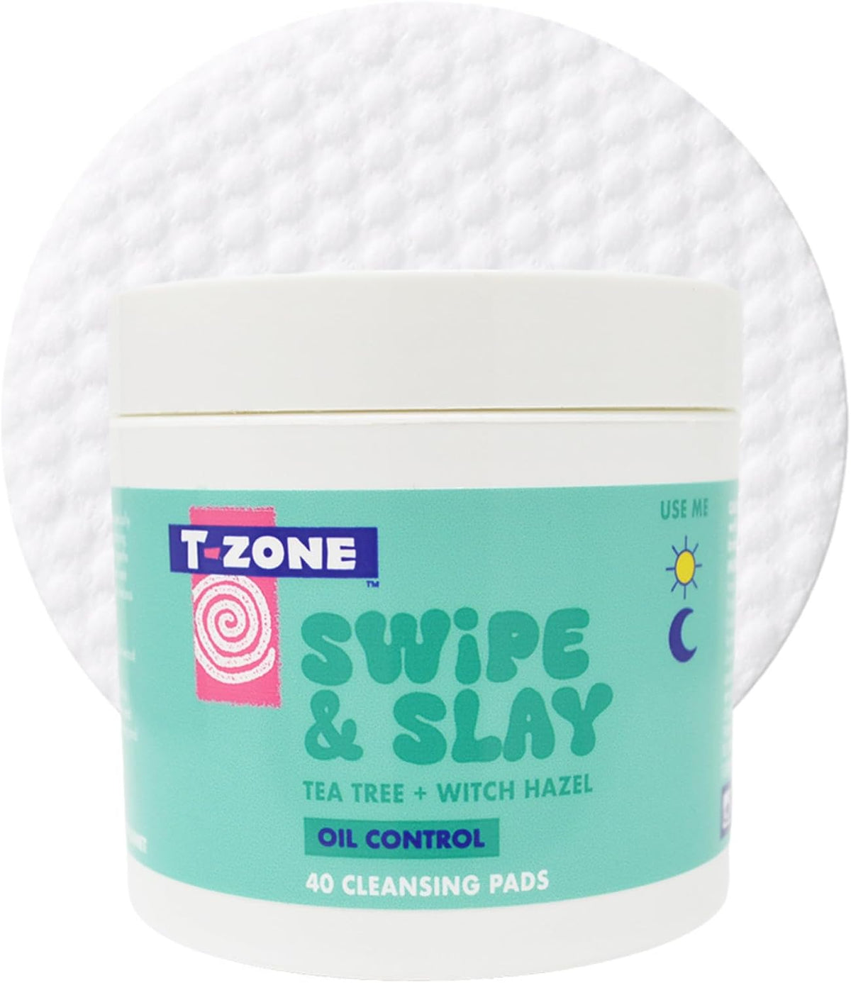 T-Zone Swipe & Slay Tea Tree & Witch Hazel Pore Pads (40 Pads)