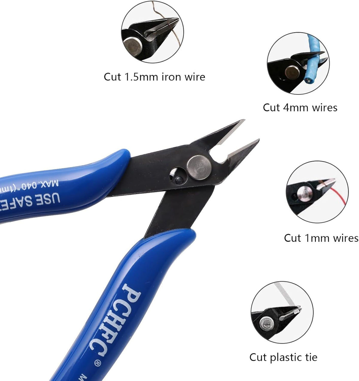 nuoshen Wire Cutter, Craft Wire Precision Electrical Cable Cutter