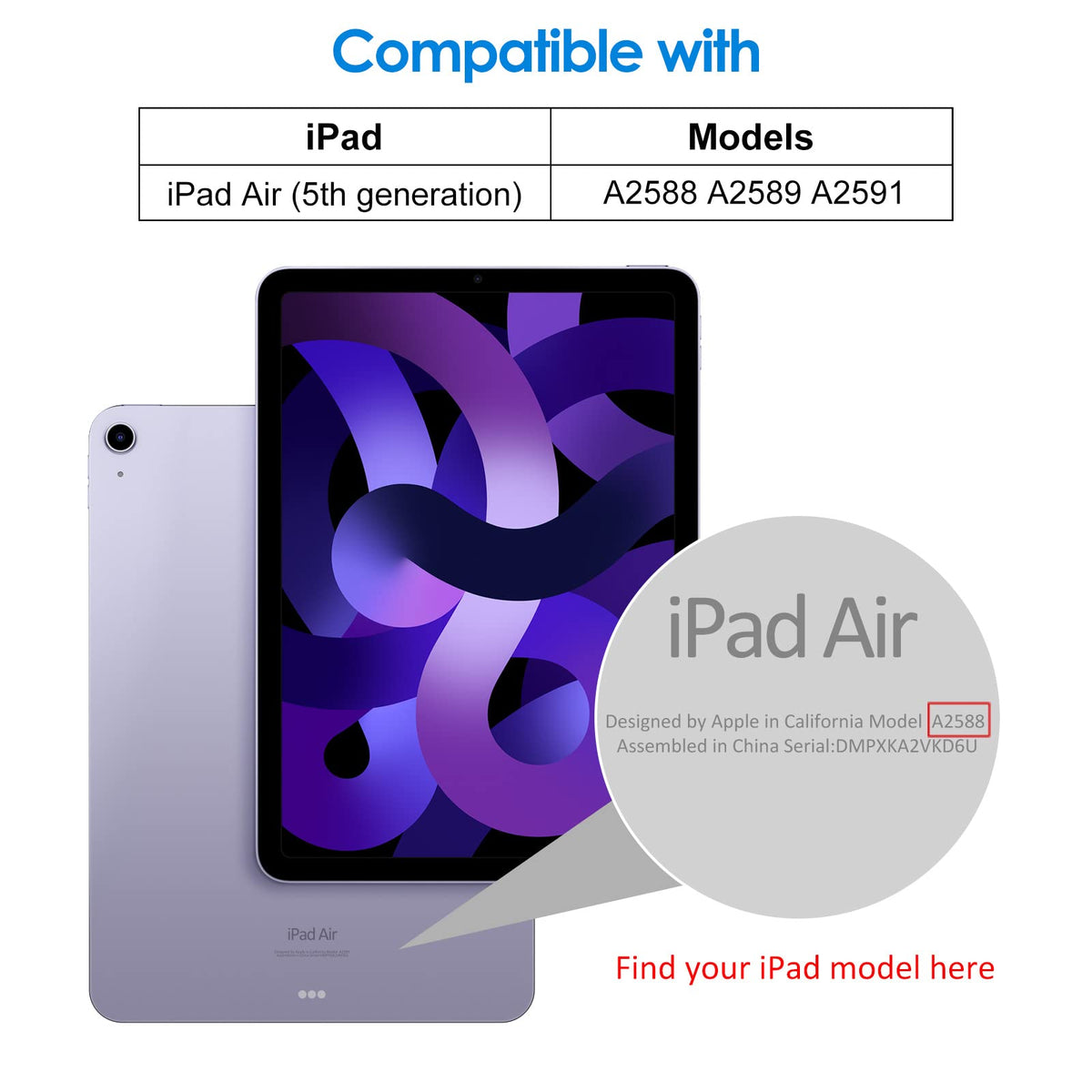 JETech Screen Protector for iPad (A16) 11th/10th Gen, 2-Pack
