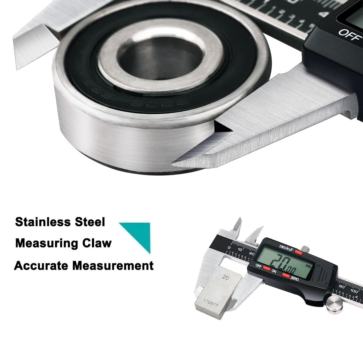 Kynup Digital Caliper 150mm, 6 inch Digital Vernier Caliper with LCD Screen