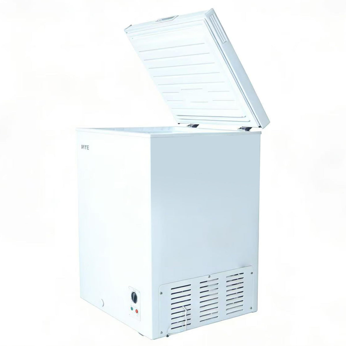 HYE Chest Freezer - 205L Capacity, Freestanding Design, Black