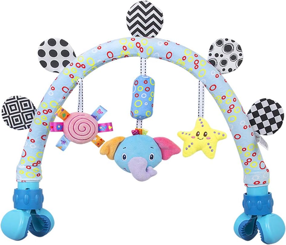 caterbee Baby bassinet toys, Infant & Toddlers cot and Pushchair toy, Travel Arch Stroller toy & Pram Activity toys for indoor and outdoor