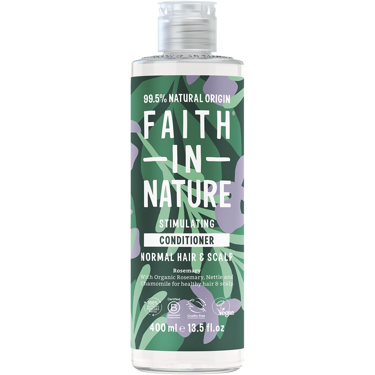 Faith In Nature Organic Coconut Conditioner, Hydrating for Dry Hair & Scalp, Vegan & Cruelty Free, No SLS, Silicones or Parabens, 400ml