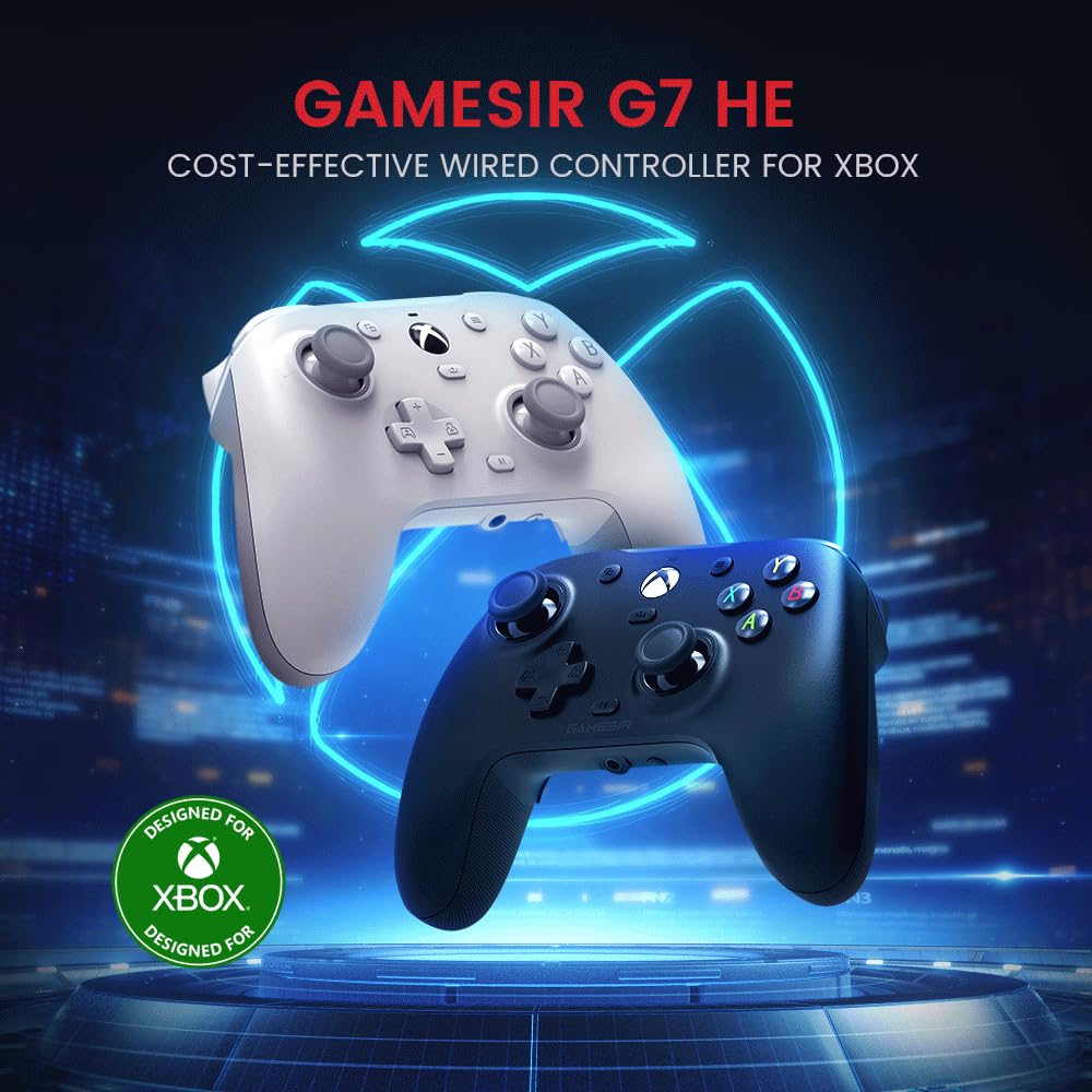 GameSir G7 HE Wired XBOX Controller,Hall Effect Sticks