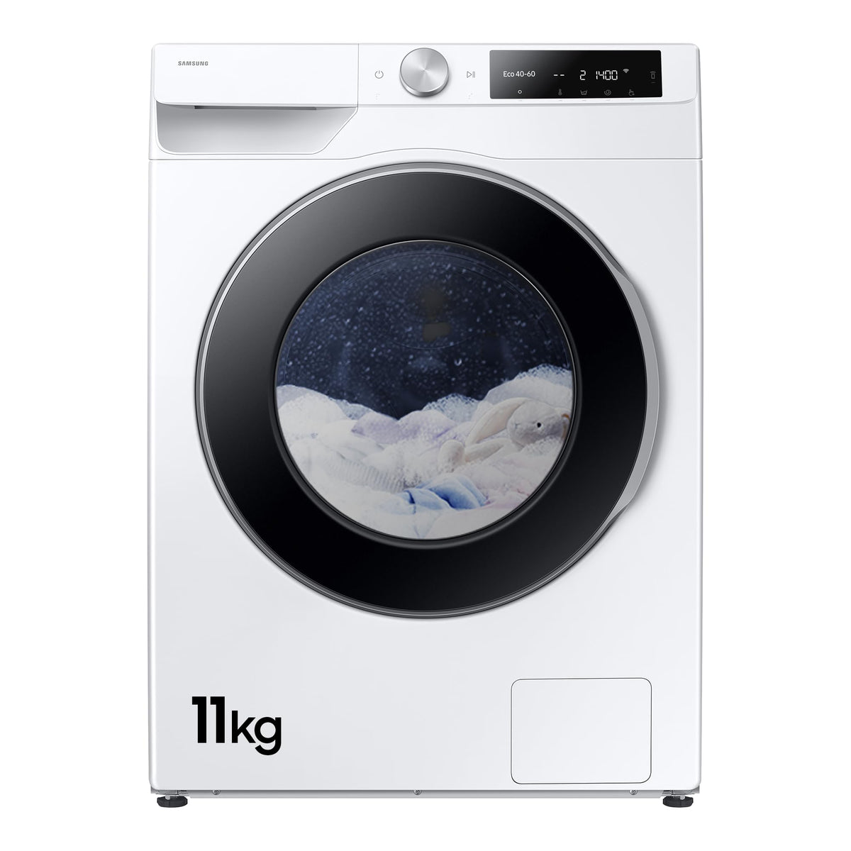 Samsung Series 6 AI Energy Washing Machine, 9kg, 1400rpm, Black, WW90DG6U25LBU1