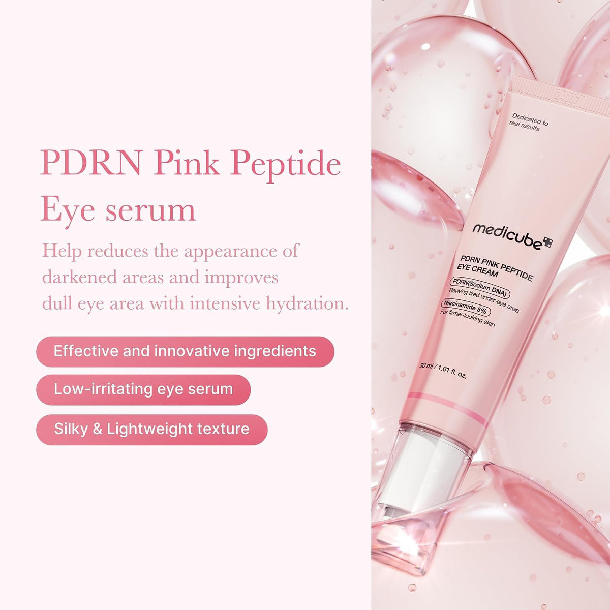 medicube Eye Cream with Deep Reviving Peptide for Fine Lines Care