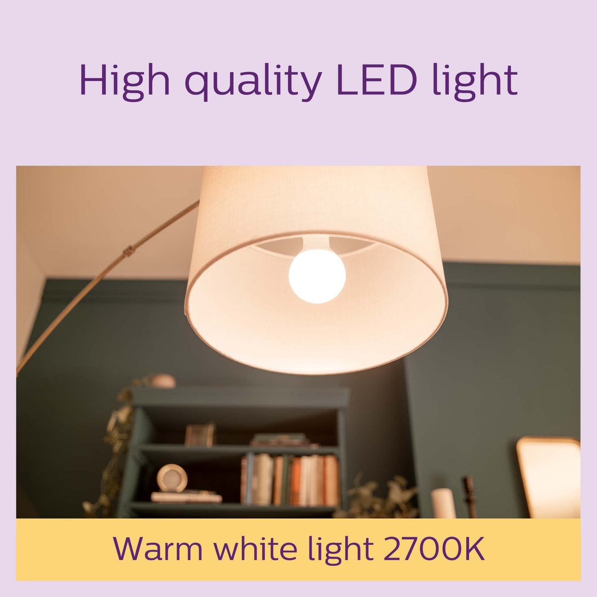 PHILIPS LED Frosted A67 Light Bulb 3 Pack [Warm White 2700K - E27 Edison Screw] 100W, Non Dimmable. for Home Indoor Lighting