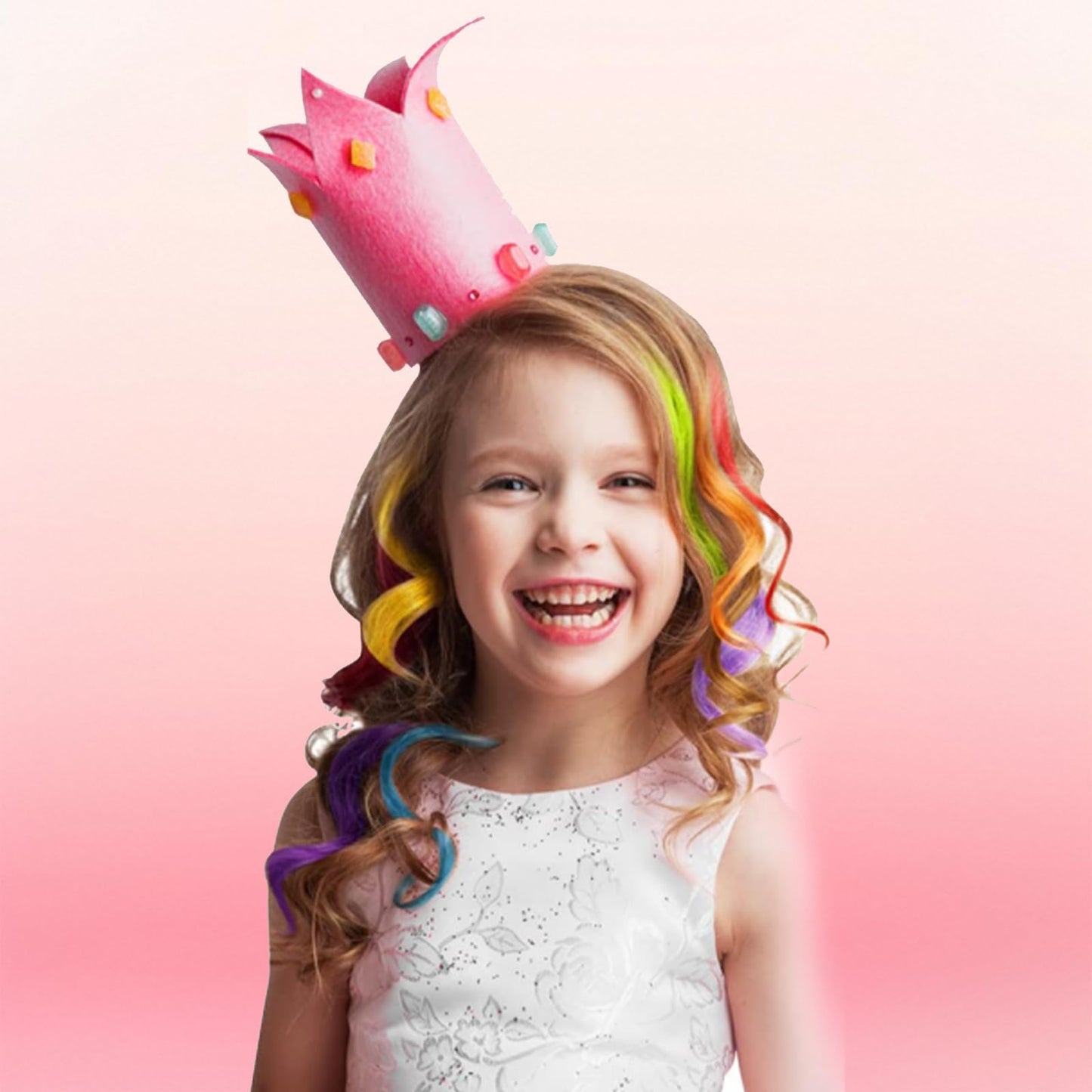 Hair Chalk Comb for Girls and Kids, 12 Colour Washable Temporary Hair Dye, Hair Colour Spray Makeup Kit, Easy to Use, Christmas Halloween Gifts for Girls