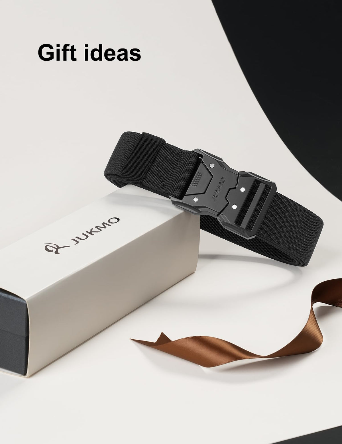 JUKMO Quick Release Tactical Belt, Military Work 1.5" Nylon Web Hiking Belt