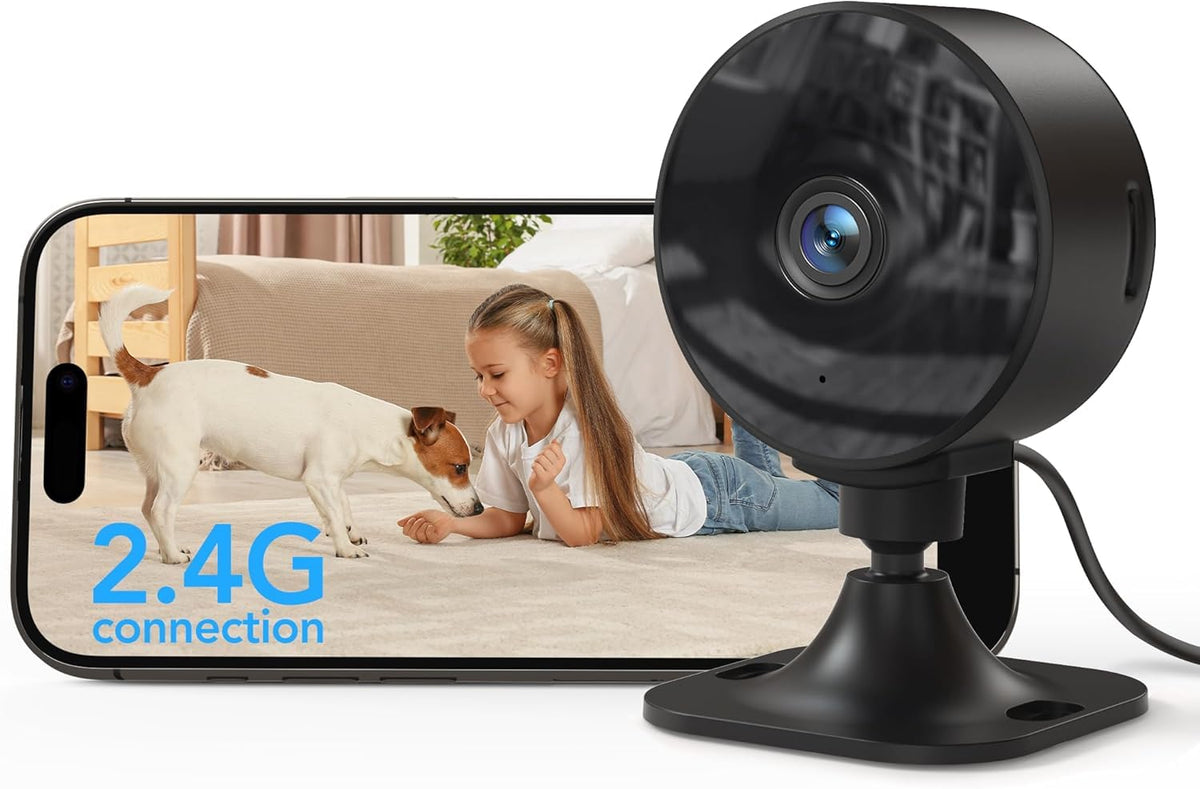 GNCC GC3 2-Pack Indoor Security Camera, 1080P CCTV Cameras for Home/Pet