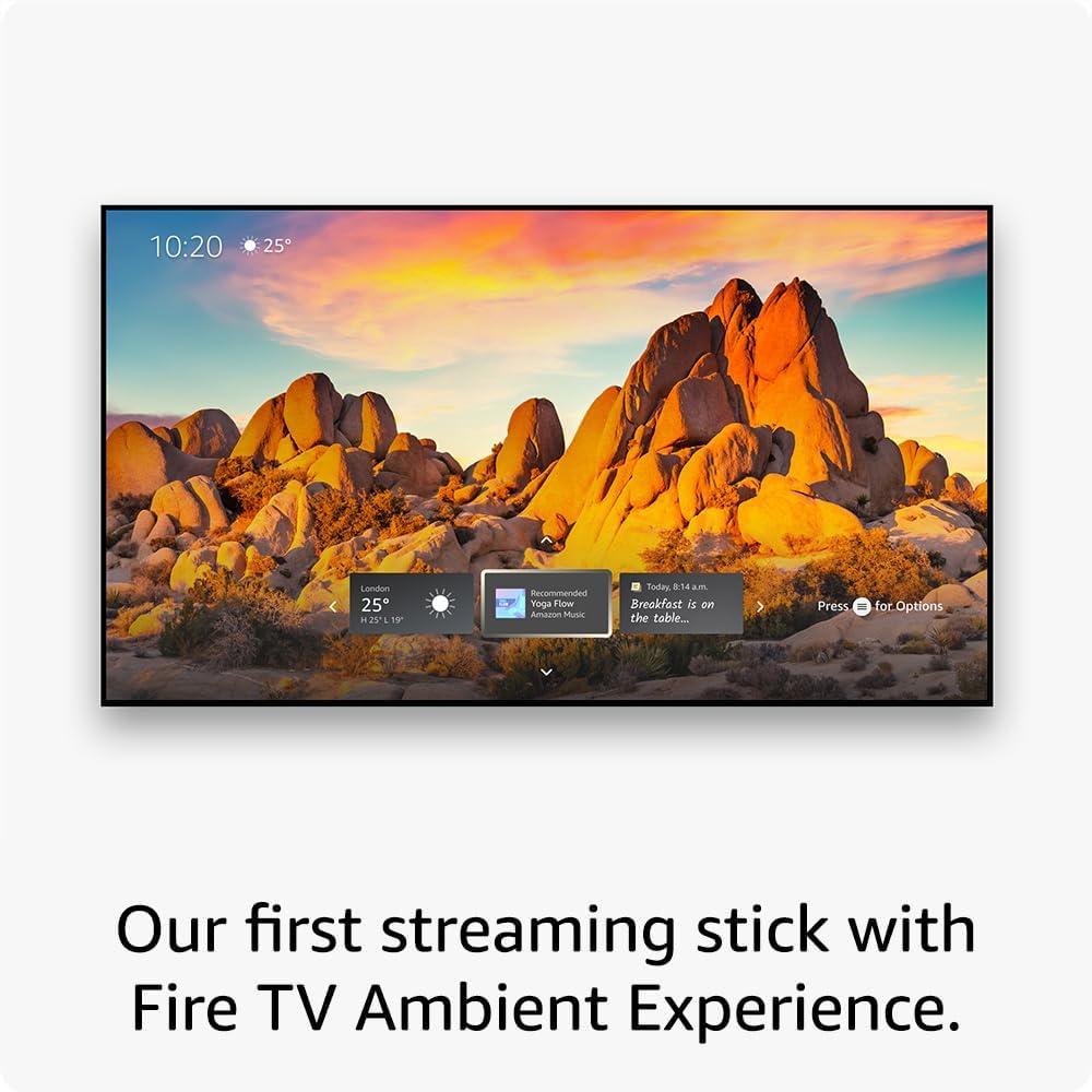 Certified Refurbished Amazon Fire TV Stick 4K Max streaming device | supports Wi-Fi 6E, Ambient Experience
