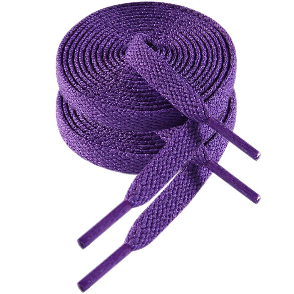 VSUDO 8mm Flat Shoe Laces for Trainers, Trainer Laces, Shoelace for Sneaker