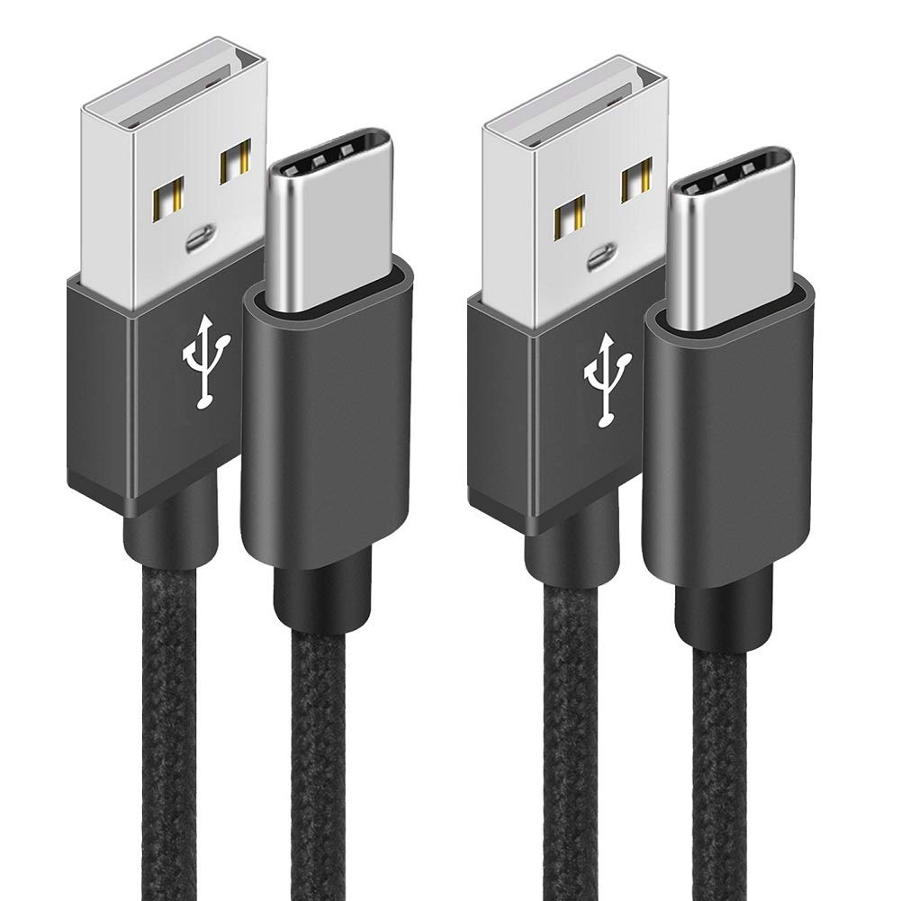 Yosou USB C Charger Cable 2M 2Pack USB A to USB C Type C Charger Fast Charging 3A Lead Braided for Samsung Galaxy S22 S21 S20,Pixel 8 7 6,PS5,Switch