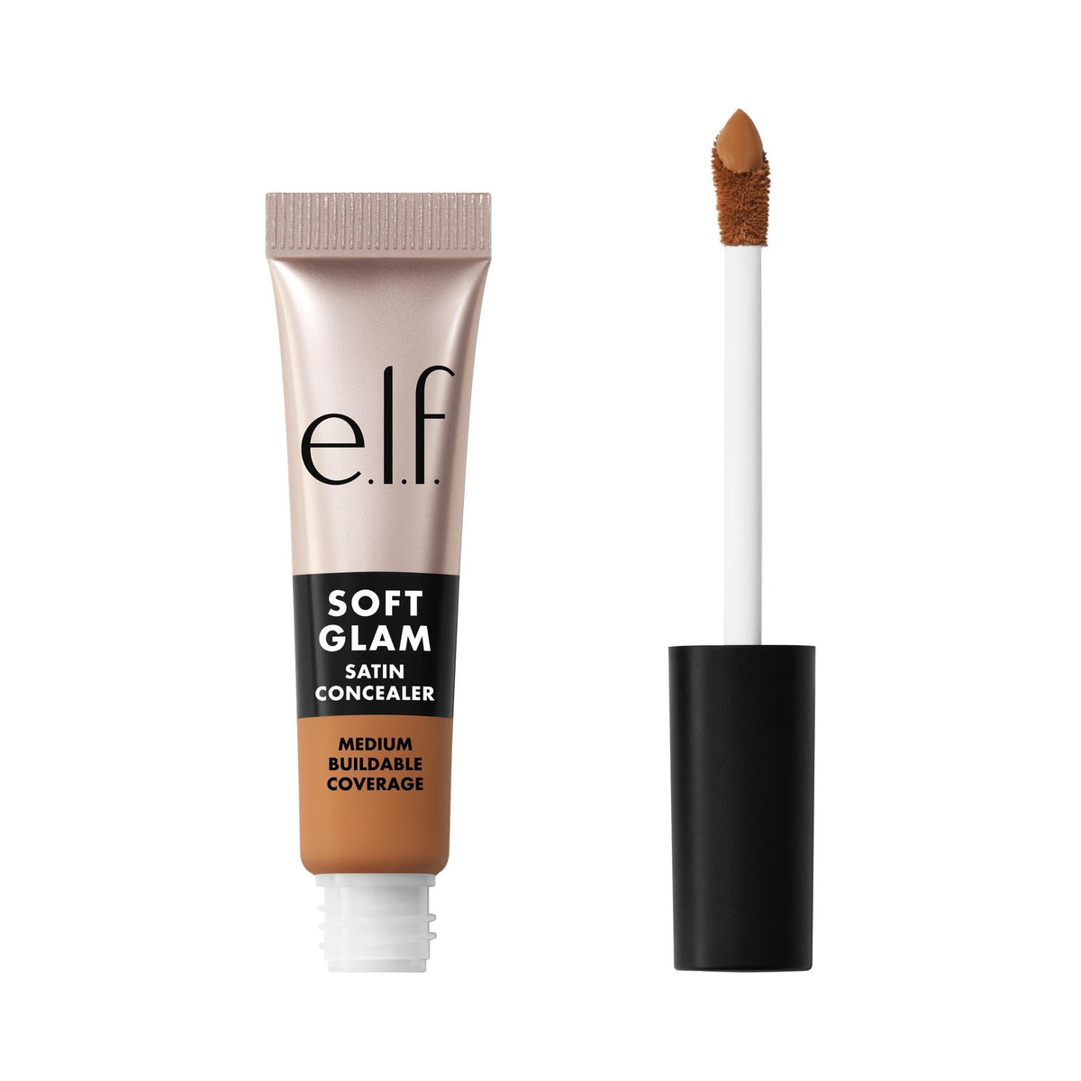 e.l.f. Soft Glam Satin Concealer, Medium Coverage for Blemishes & Under-Eye, Crease-Resistant, Long-Lasting, Vegan & Cruelty-Free, 10 Fair Cool