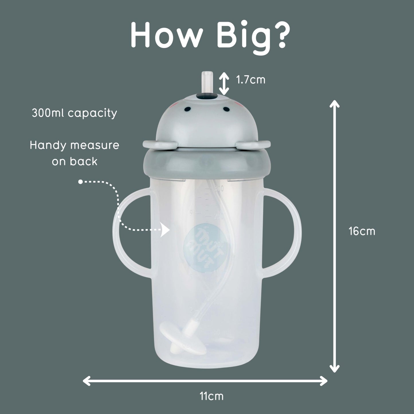 TUM TUM Tippy Up Free Flow Sippy Cup (No Valve), Sippy Cup for Toddlers, 200ml, BPA Free (Betsy Bear S3)