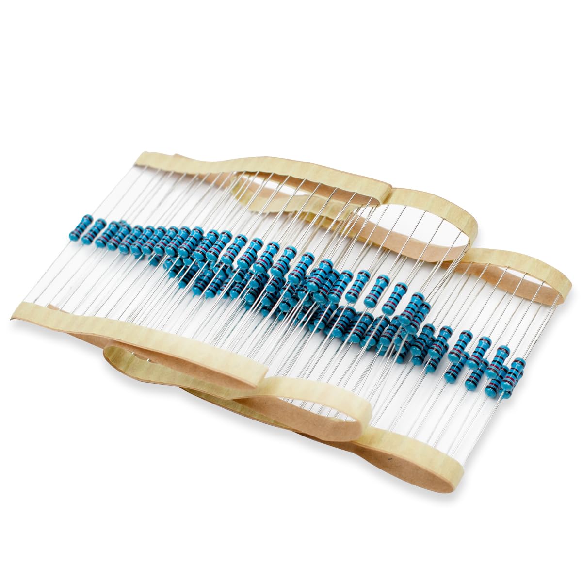 50 Pcs 1W 1% Tolerance 0.1 Ohm Metal Film Resistor Resistance for DIY Project and Experiments