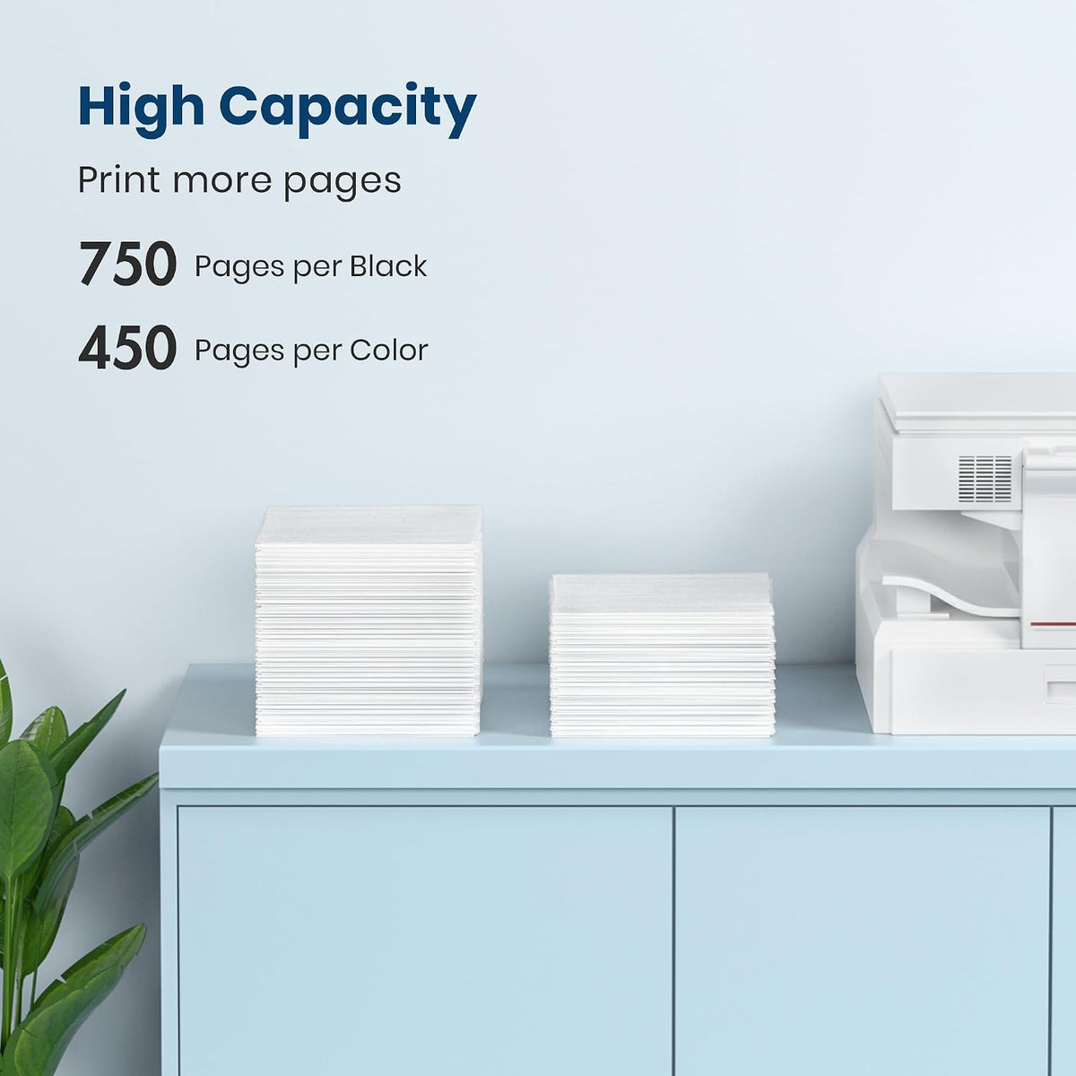 304XL Printer Ink 1Black 1Tri-Colour Replacement for HP 304 Ink Cartridges