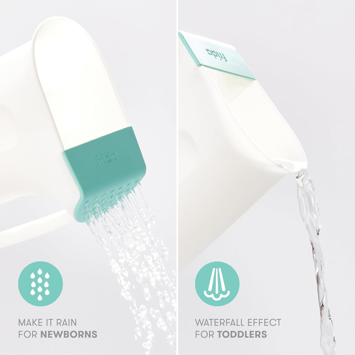 Frida Baby Control The Flow Bath Rinse Cup, Tear Free Rinser