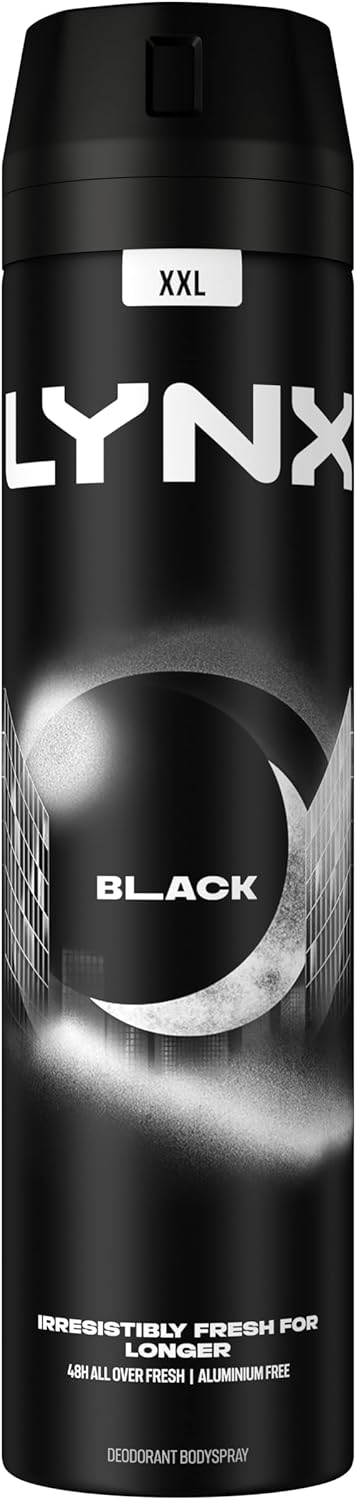 Lynx Black Aerosol Body Spray 250 ml