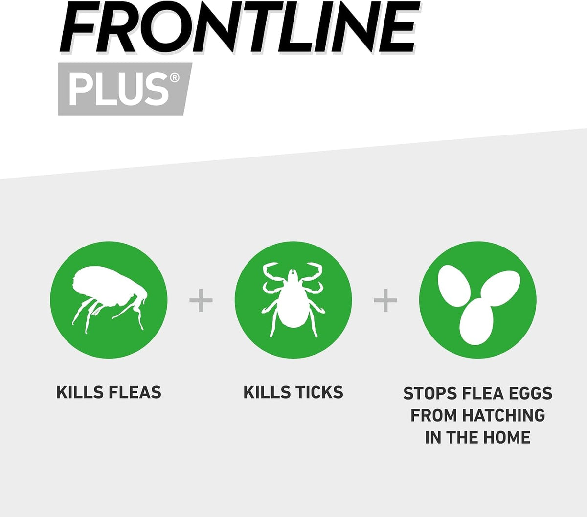 FRONTLINE Plus Flea & Tick Treatment for Medium Dogs - 3 Pipettes