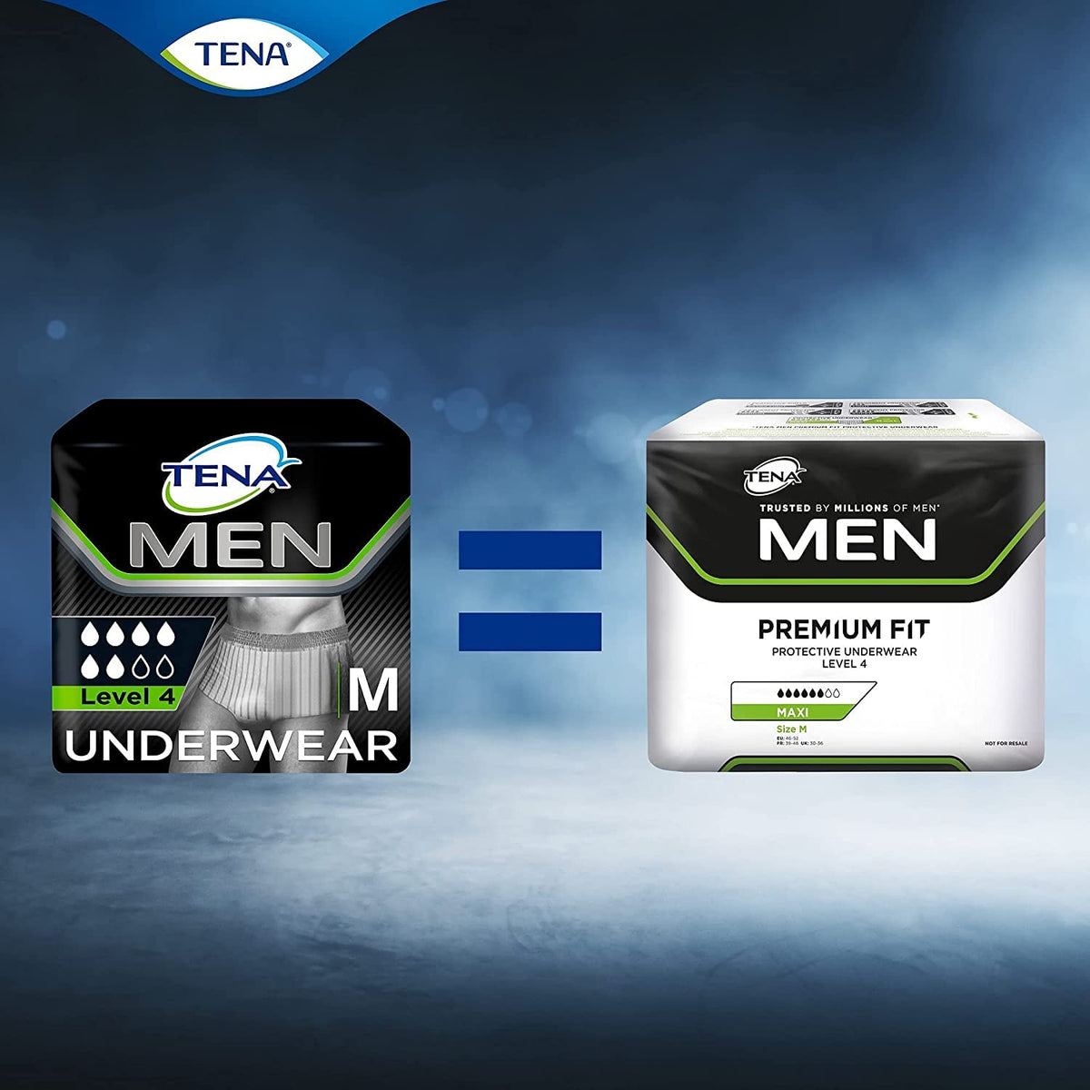 Tena - Tena Men Premium Fit Level 4 (Size L/XL) Protective Underwear - 10 Pieces
