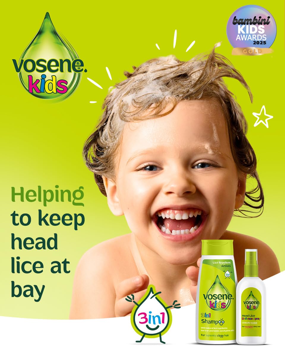 Vosene Defence Spray - Apple & Lemon Natural Head Lice Defence Spray 150ml