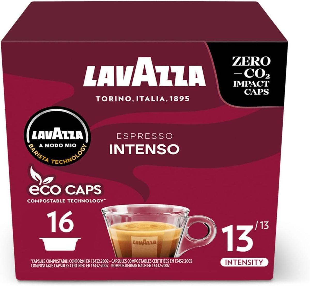 Lavazza, A Modo Mio Espresso Passionale, 36 Coffee Pods