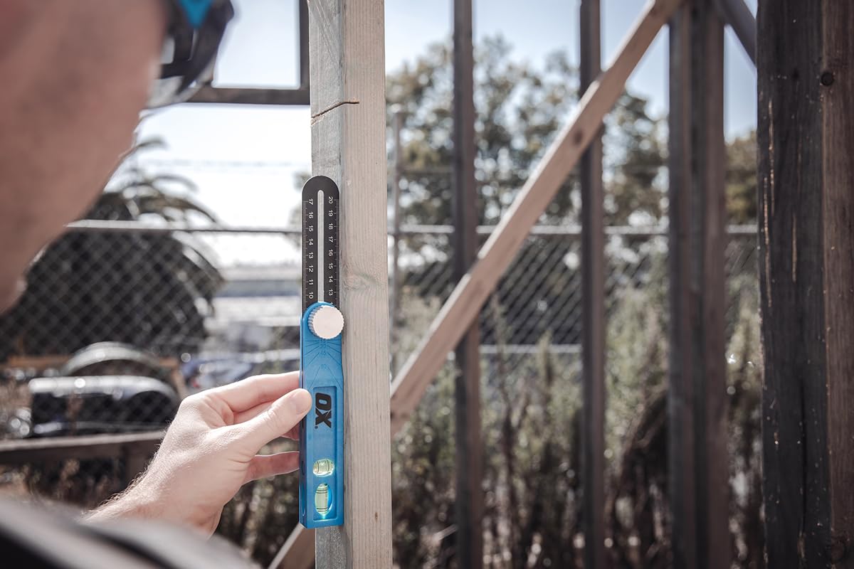 OX Trade Sliding Bevel 200mm – Stainless Steel Bevel Gauge & Angle Finder