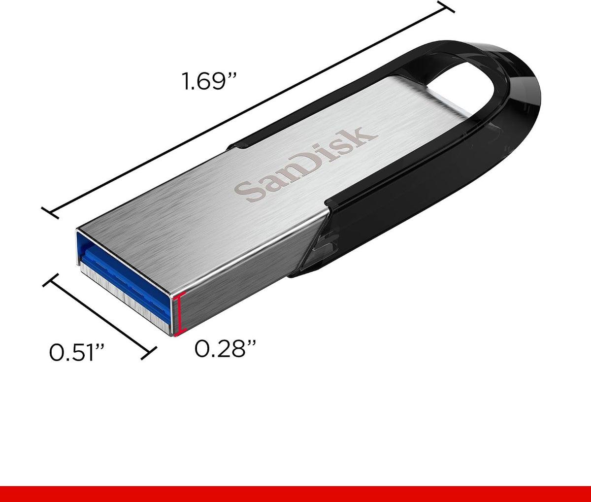 SanDisk 64GB 10-Pack Ultra Flair USB 3.0 Flash Drive (10x64GB), Non-Retail Packaging - SDCZ73-064G-B10CT