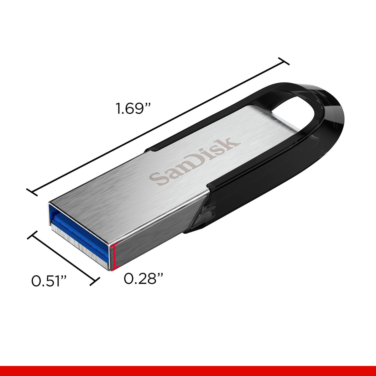 SanDisk 64GB 10-Pack Ultra Flair USB 3.0 Flash Drive (10x64GB), Non-Retail Packaging - SDCZ73-064G-B10CT