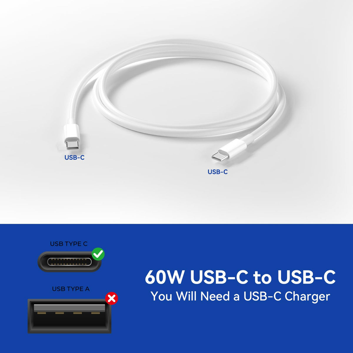 USB C Charger Cable 3M,3Pack10FT USBC to USBC Cable 60W Type C Charger