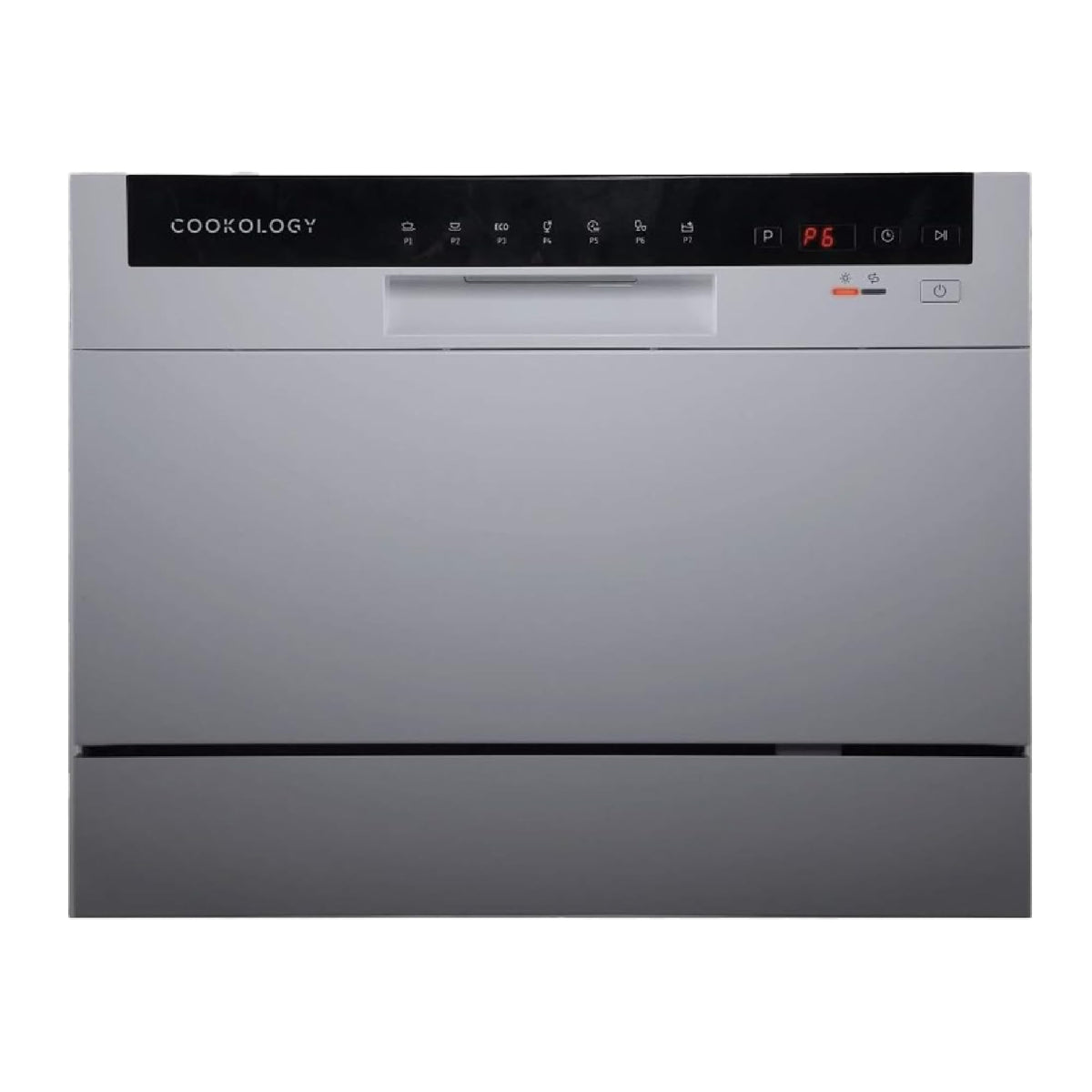 Cookology 6.5L Mini Countertop Dishwasher - 6 Place Settings - White