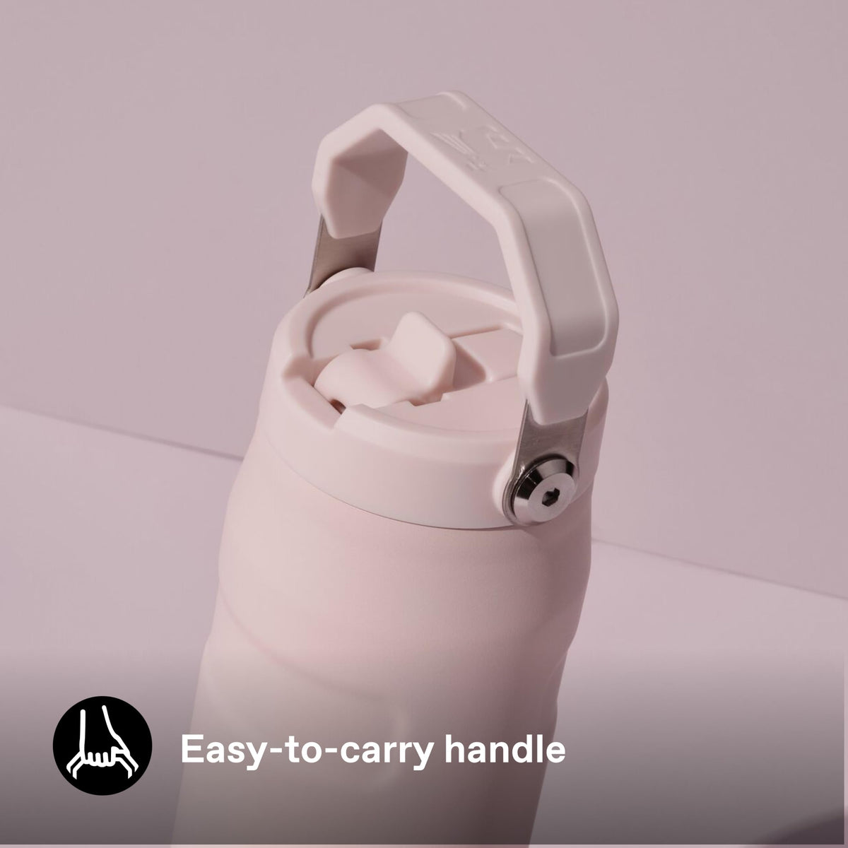 Stanley 1913 Flip Straw Sports Water Bottle 0.7L - Rose Quartz